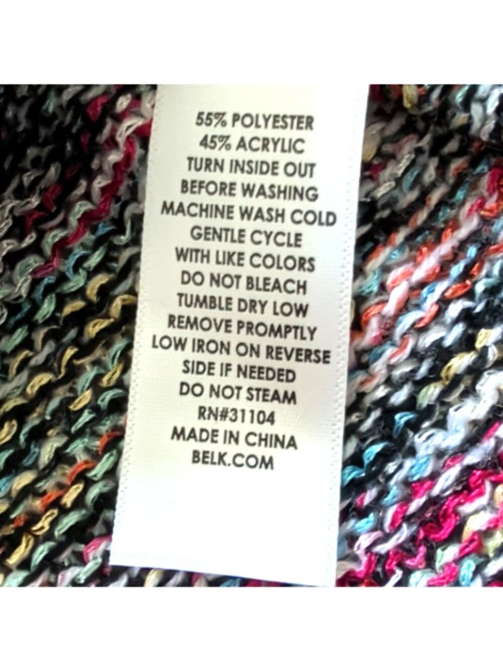 Kim Rogers Petite Multicolored Swester 3/4 Sleeve Size PM Lightweight -48lp - Picture 10 of 10
